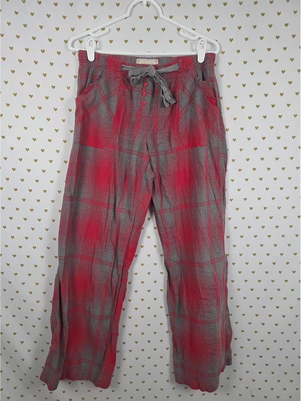 Victorias Secret Vintage 90's Plaid Sleep Pants MEDIUM Flannel